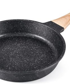 10 Inch Non-Stick Frying Pan, Skillet with Heat Resistant Handle, Dishwasher Safe, Kitchen Healthy Cookware for All Stoves, All-Stovetop Compatible