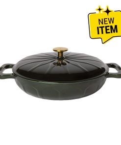 Luxe 3.6 Quart Enameled Cast Iron Braiser