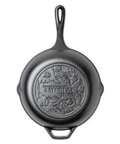 Lodge Chef Collection 10 Inch Seasoned Cast Iron Skillet. USA Frontier