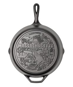 American Road Trip: 12 Inch Seasoned Cast Iron Skillet. Massachusetts