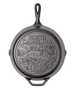 American Road Trip: 12 Inch Seasoned Cast Iron Skillet. North Carolina