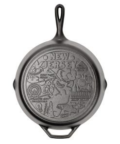 American Road Trip: 12 Inch Seasoned Cast Iron Skillet. New Jersey