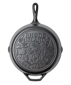 American Road Trip: 12 Inch Seasoned Cast Iron Skillet. Rhode Island